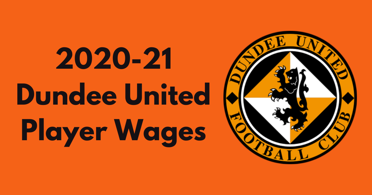 Dundee United 2020 21 Player Wages Football League Fc